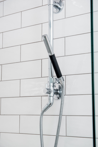Black and White Shower Head